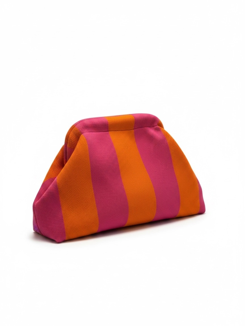 Porter Striped Pink and Orange Women’s Clutch